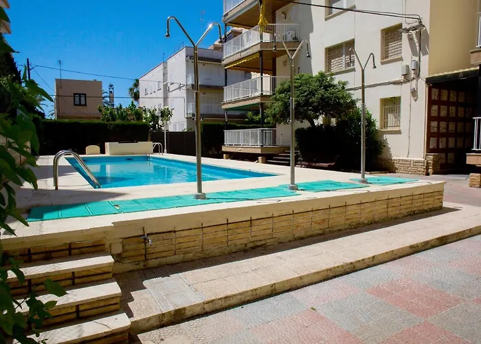 Apartamento - Wifi Free - Piscina - 50 M Playa